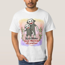 Sock Monkey Grandma T-shirt