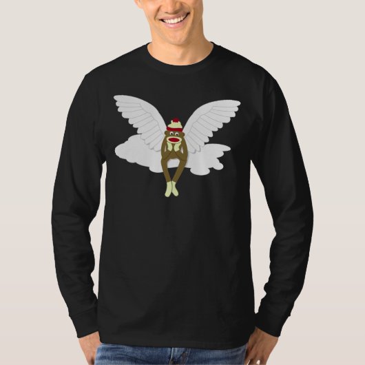 Sock Monkey Guardian Angel T-shirt (Voorkant)