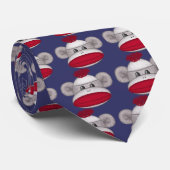 Sock Monkey Head Stropdas (Opgerold)