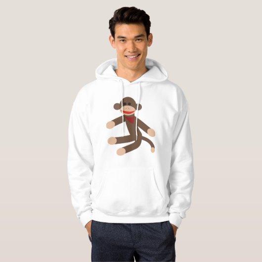 Sock Monkey Hoodie (Voorkant volledig)