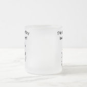 Sock Monkey houdt van Voetbal T-shirten en cadeaus Matglas Koffiemok (Center)