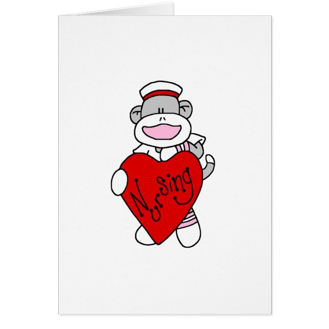 Sock Monkey I Love Nursing T-shirts and Gifts (Voorkant)