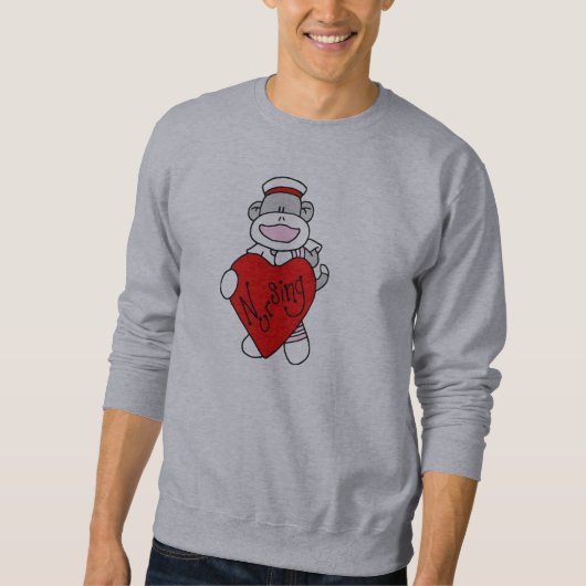 Sock Monkey I Love Nursing T-shirts and Gifts (Voorkant)