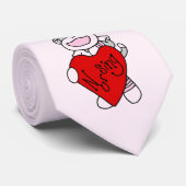 Sock Monkey I Love Nursing T-shirts and Gifts Stropdas (Opgerold)