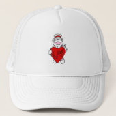Sock Monkey I Love Nursing T-shirts and Gifts Trucker Pet (Voorkant)