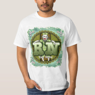 Sock monkey Ierse verpleegster T-shirt