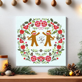 Sock Monkey Joy Canvas Afdruk