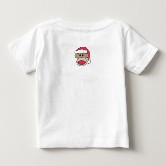 sock monkey kerstpyjama (Achterkant)