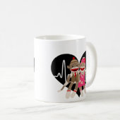 Sock Monkey Koffiemok (Voorkant rechts)