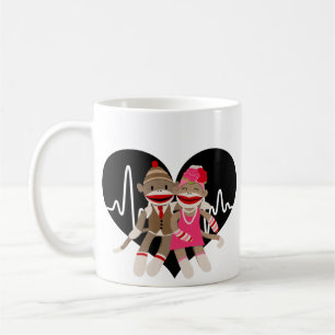 Sock Monkey Koffiemok