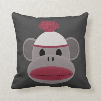Sock Monkey Kussen