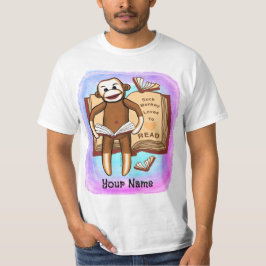 Sock Monkey leest T-shirt