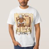 Sock Monkey leest T-shirt (Voorkant)