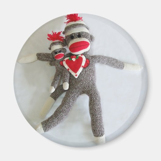 Sock Monkey Love #1 Magneet (Voorkant)
