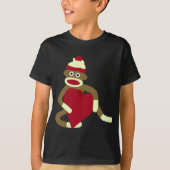 Sock Monkey Love Heart T-shirt (Voorkant)