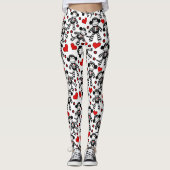 Sock Monkey Love Leggings (Voorkant)