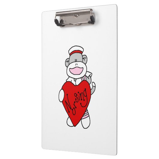 Sock Monkey Love Nursing Klembord (Links)