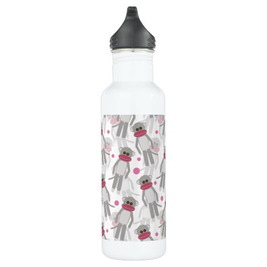 Sock Monkey Madness Waterfles (Rechts)