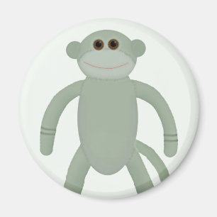 Sock Monkey Magneet