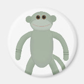 Sock Monkey Magneet (Voorkant)