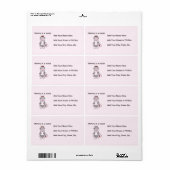 Sock Monkey Mama Nurse T-shirts en geschenken Etiket (Full Sheet)