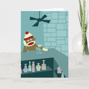 Sock Monkey Martini Bar Kaart