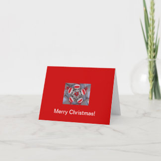 Sock Monkey Merry Christmas Holiday Greeting Kaart