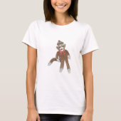 Sock Monkey moederschap T-Shirt (Voorkant)