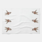 Sock Monkey MoJo Kitchen handdoek (Horizontaal)