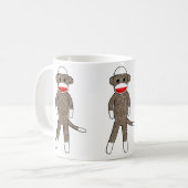 Sock Monkey-Mok Koffiemok (Voorkant links)