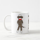 Sock Monkey-Mok Koffiemok (Links)