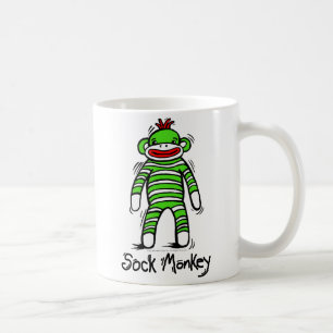 Sock Monkey-Mok Koffiemok