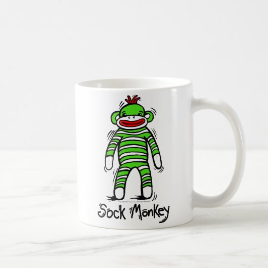 Sock Monkey-Mok Koffiemok (Rechts)