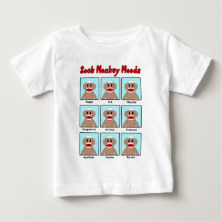 Sock Monkey Moods Infant's T-Shirt