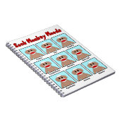 Sock Monkey Moods Notitieboek (Rechterzijde)