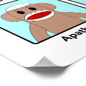 Sock Monkey Moods Poster (Hoek)
