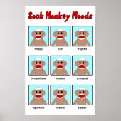 Sock Monkey Moods Poster (Voorkant)