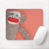Sock Monkey Mousepad Muismat (Met muis)