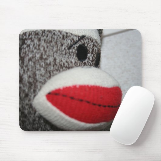 Sock Monkey Mousepad Muismat (Met muis)