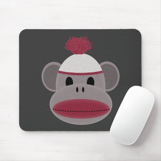 Sock Monkey Muismat (Met muis)
