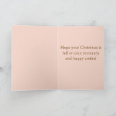 Sock Monkey - Native American Christmas Kaart (Binnen)