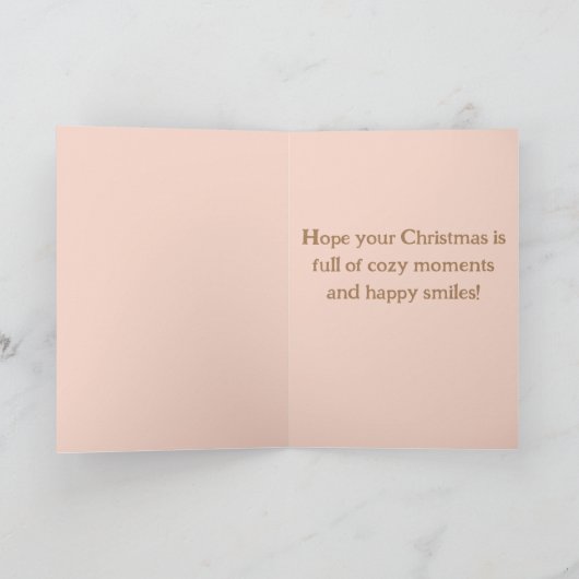 Sock Monkey - Native American Christmas Kaart (Binnen)