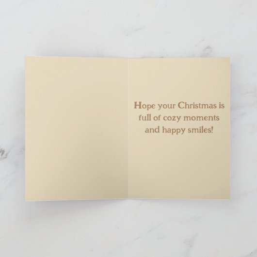 Sock Monkey - Nordic Christmas Kaarten (Binnen)