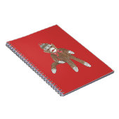 Sock Monkey-Notitieboek Notitieboek (Rechterzijde)