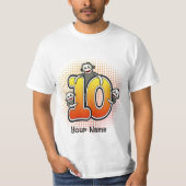 Sock Monkey Nummer 10 T-shirt (Voorkant)