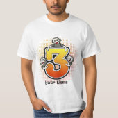 Sock Monkey Nummer 3 T-shirt (Voorkant)