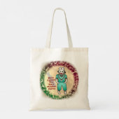Sock Monkey Nurse canvas tas (Achterkant)