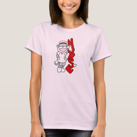 Sock Monkey Nurse T-shirts en geschenken (Voorkant)