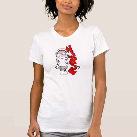 Sock Monkey Nurse T-shirts en geschenken (Voorkant)