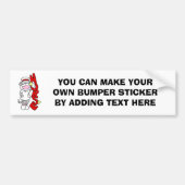 Sock Monkey Nurse T-shirts en geschenken Bumpersticker (Voorkant)